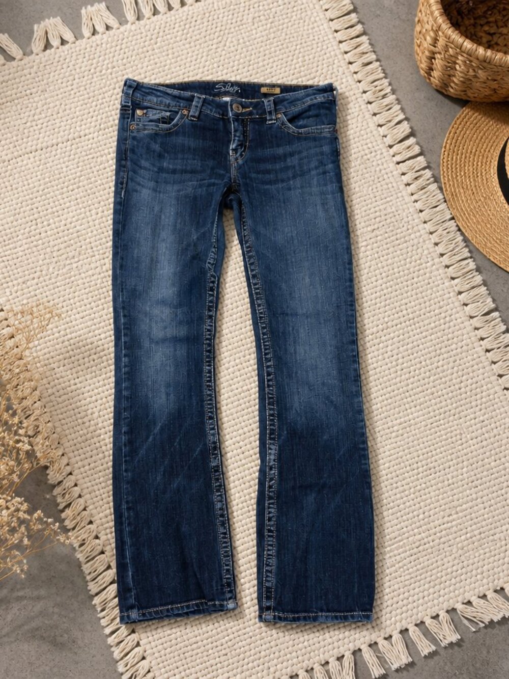 Silver Women's Jeans Size W29/L30 Aiko Bootcut
